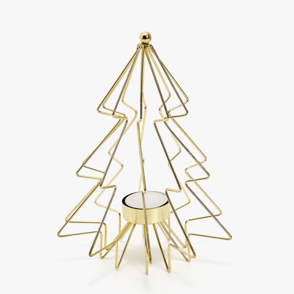 Zara Home Geometric Tree Tea Light Holder